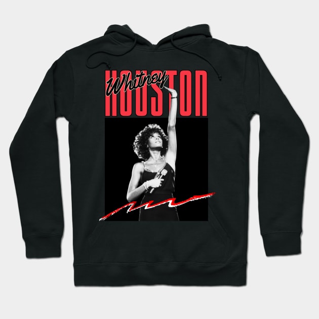 Whitney houston///original retro fan design Hoodie by DetikWaktu